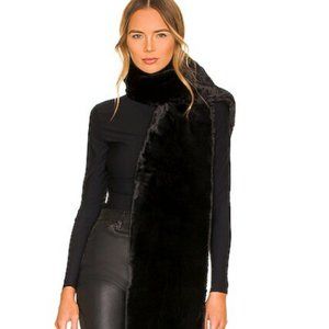 Apparis Faux Fur Scarf Black *NWT*